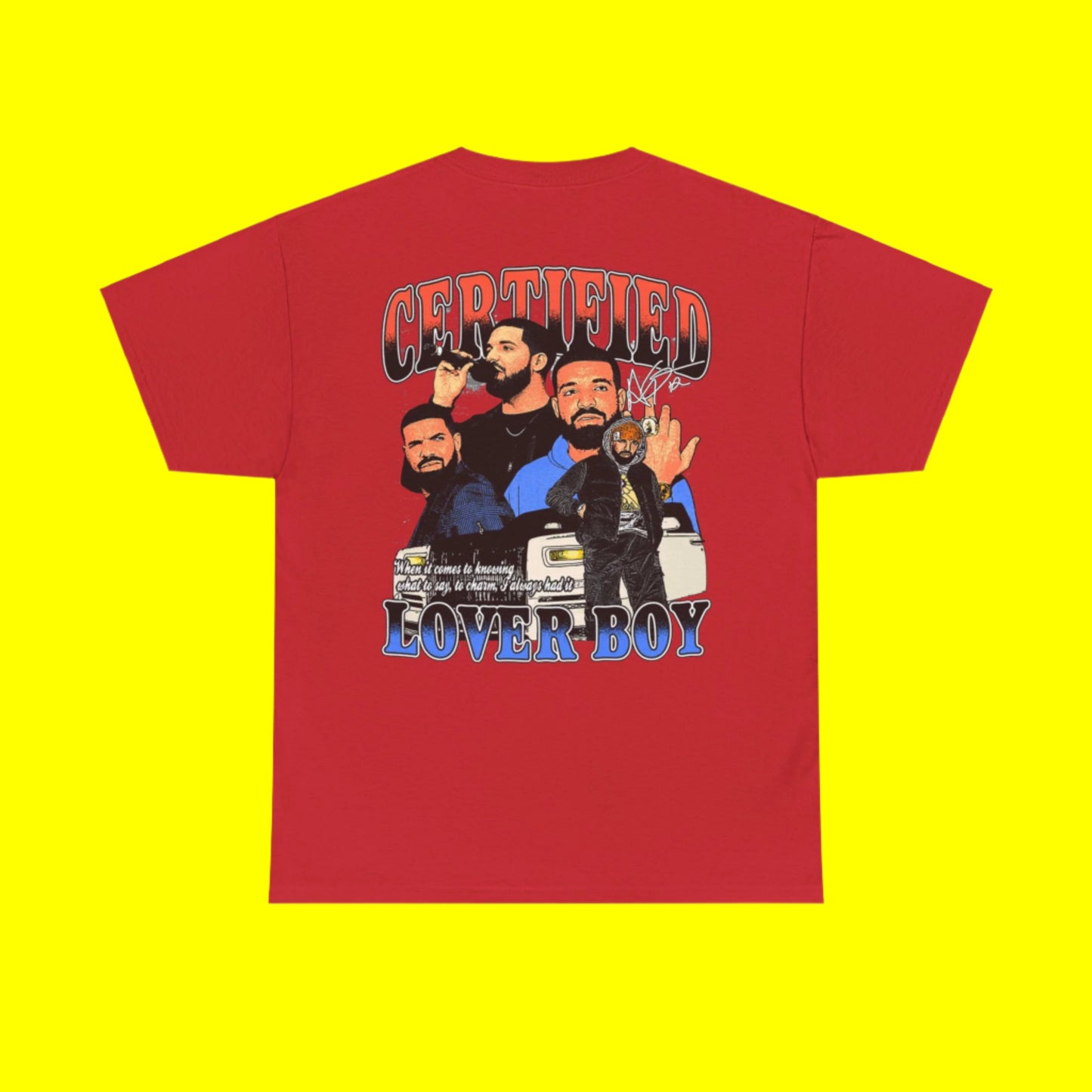 Certified Lover Boy Album Exclusive | Vintage Graphic T-shirt